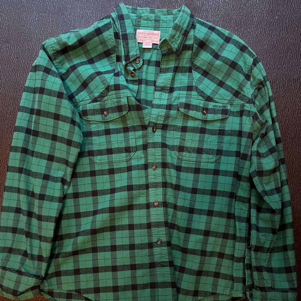 Filson mens flannel XL 10497